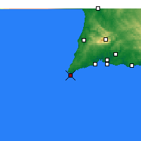 Nearby Forecast Locations - 萨格里什 - 图