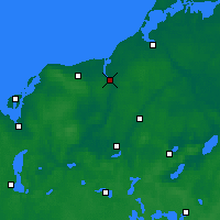 Nearby Forecast Locations - 罗斯托克 - 图