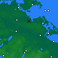 Nearby Forecast Locations - 格赖夫斯瓦尔德 - 图