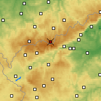 Nearby Forecast Locations - 菲希特尔贝尔格 - 图