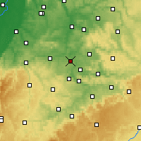 Nearby Forecast Locations - 路德维希堡 - 图