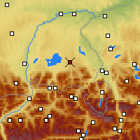 Nearby Forecast Locations - 特罗因斯泰因 - 图