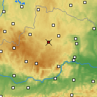 Nearby Forecast Locations - 茨韦特尔 - 图