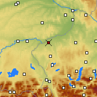 Nearby Forecast Locations - 因河畔布劳瑙 - 图
