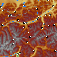 Nearby Forecast Locations - 帕切科弗尔山 - 图