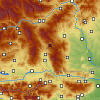 Nearby Forecast Locations - 普赖特内格 - 图