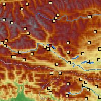 Nearby Forecast Locations - 米尔施塔特 - 图