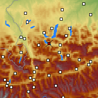 Nearby Forecast Locations - 萨尔茨卡默古特地 - 图