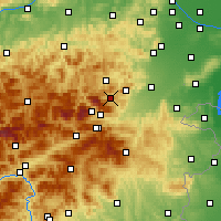 Nearby Forecast Locations - 施内贝格山麓普赫贝格 - 图