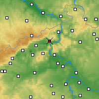 Nearby Forecast Locations - 拉贝河畔乌斯季 - 图