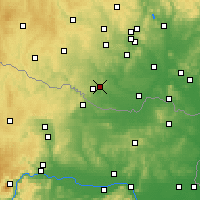 Nearby Forecast Locations - Kuchařovice - 图