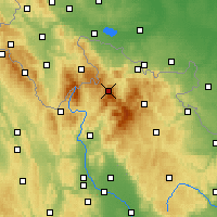 Nearby Forecast Locations - Šerák - 图