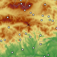 Nearby Forecast Locations - Telgárt - 图