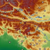 Nearby Forecast Locations - 克拉尼斯卡戈拉 - 图