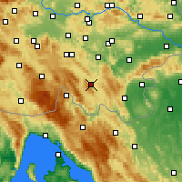 Nearby Forecast Locations - 科切維 - 图