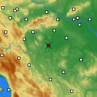 Nearby Forecast Locations - 卡爾洛瓦茨 - 图