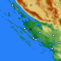 Nearby Forecast Locations - Zemunik Donji - 图