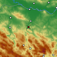 Nearby Forecast Locations - 巴尼亚卢卡 - 图