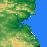 Nearby Forecast Locations - 布爾加斯 - 图