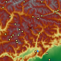 Nearby Forecast Locations - 科爾蒂納丹佩佐 - 图