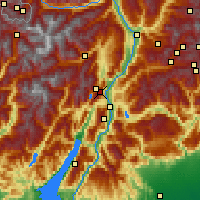Nearby Forecast Locations - 帕加內拉山 - 图