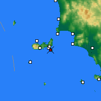 Nearby Forecast Locations - 厄尔巴岛 - 图