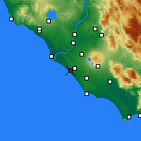 Nearby Forecast Locations - Pratica di Mare - 图