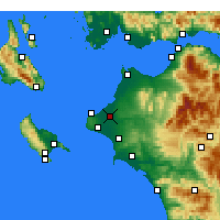 Nearby Forecast Locations - Andravida - 图