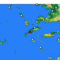 Nearby Forecast Locations - 科斯岛 - 图