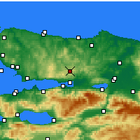 Nearby Forecast Locations - Köseköy - 图