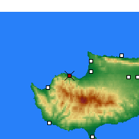 Nearby Forecast Locations - Xerovounos - 图