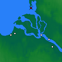 Nearby Forecast Locations - Mud'yug Ostrov - 图