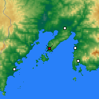 Nearby Forecast Locations - 海參崴 - 图