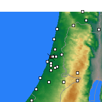 Nearby Forecast Locations - 特拉维夫 - 图