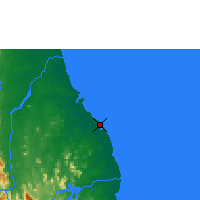 Nearby Forecast Locations - 巴提卡洛阿 - 图