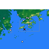 Nearby Forecast Locations - 长洲 - 图