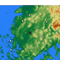 Nearby Forecast Locations - 光州廣域 - 图