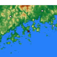 Nearby Forecast Locations - 麗水 - 图