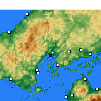 Nearby Forecast Locations - 廣島 - 图
