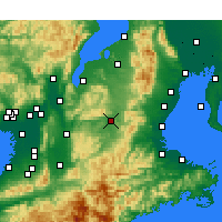 Nearby Forecast Locations - 上野 - 图