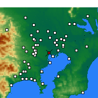 Nearby Forecast Locations - 东京 - 图