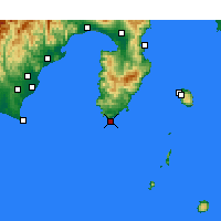 Nearby Forecast Locations - 石廊崎 - 图