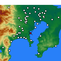 Nearby Forecast Locations - 横滨 - 图