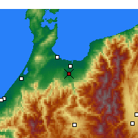 Nearby Forecast Locations - 富山 機場 - 图