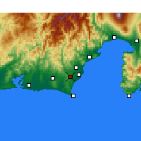 Nearby Forecast Locations - 島田 - 图