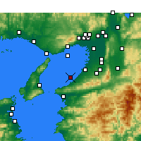 Nearby Forecast Locations - 关西 - 图