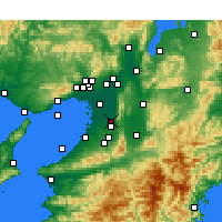 Nearby Forecast Locations - 八尾 - 图