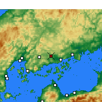 Nearby Forecast Locations - 广岛机场 - 图