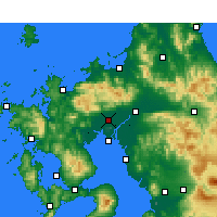 Nearby Forecast Locations - 佐贺 - 图