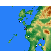 Nearby Forecast Locations - 阿久根 - 图